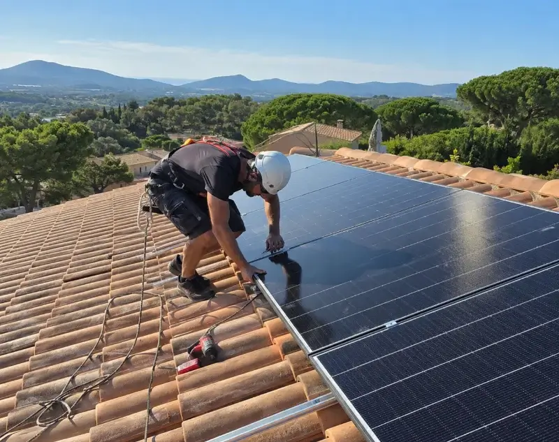 Installateur panneaux solaires Grazac — pose photovoltaïque sur toiture